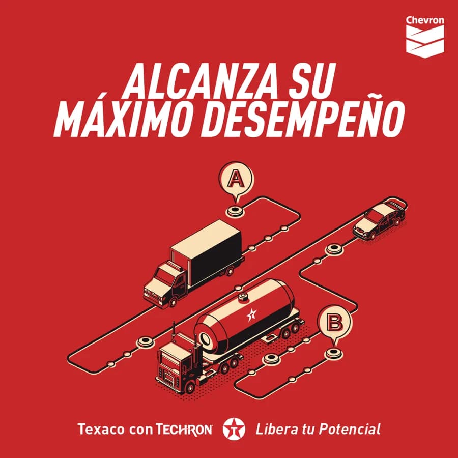 Pieza para Texaco con Techron